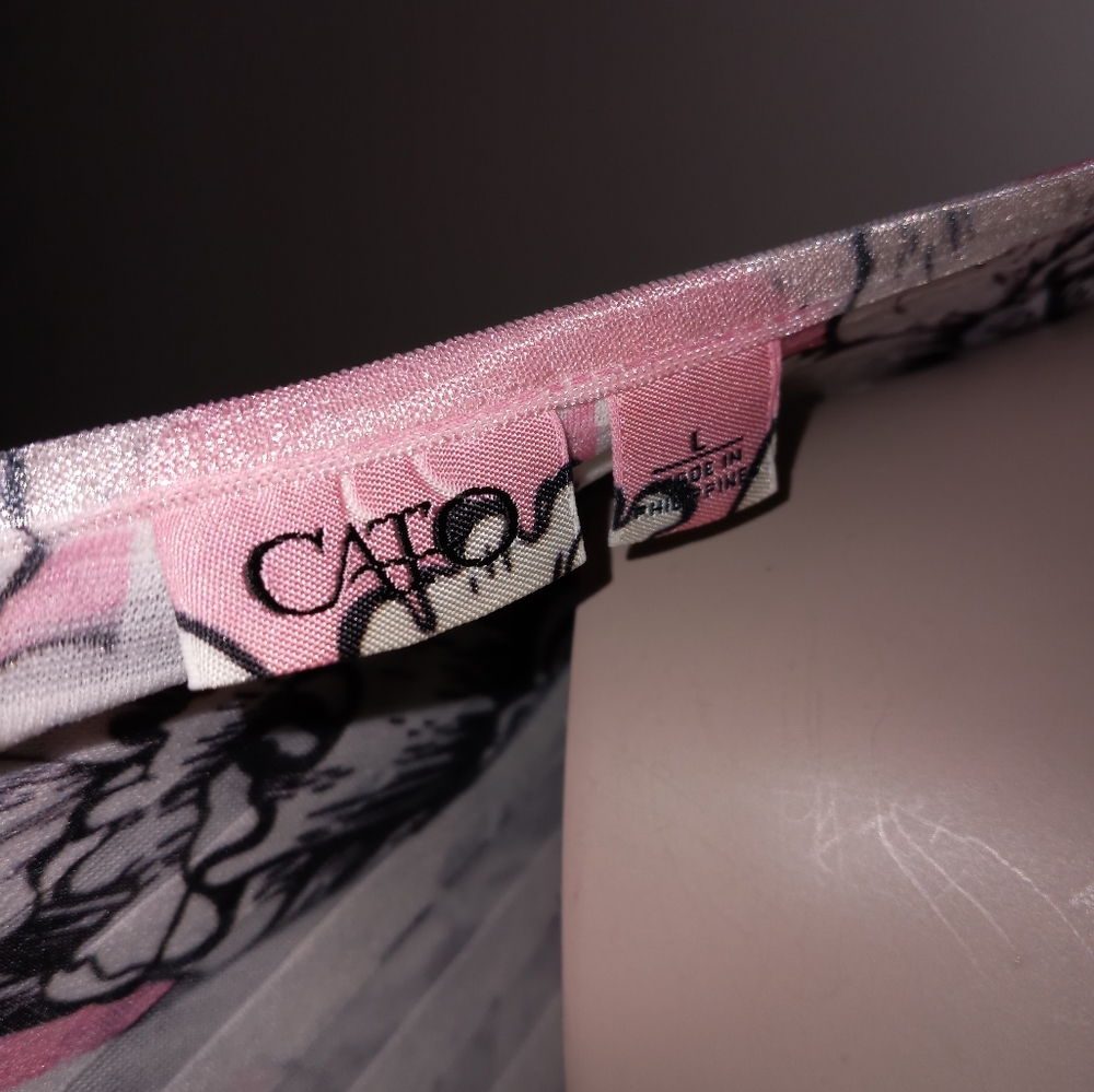 Cato floral print ruffle top size large - Picture 4 of 4